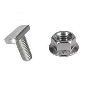 Hammerkopfschraube & Sperrzahnmutter M10