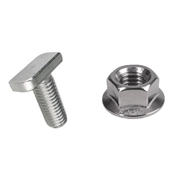 Hammerkopfschraube & Sperrzahnmutter M10